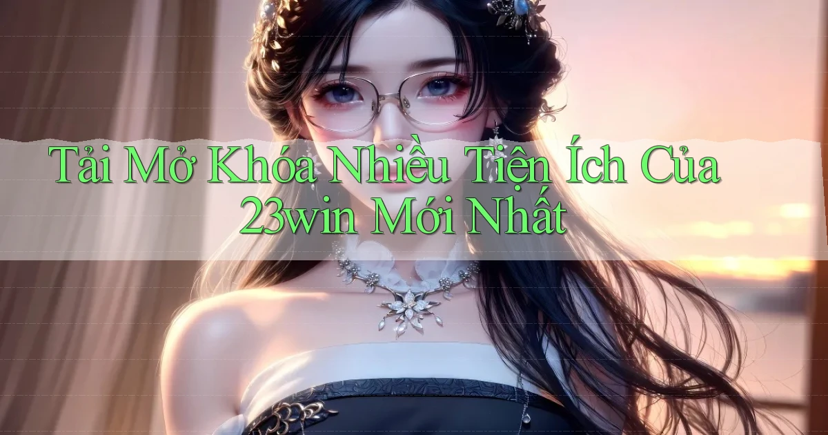 tải mở khóa nhiều tiện ích của 23win mới nhất