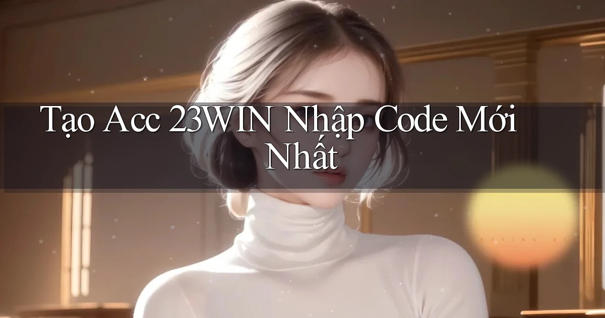 tạo acc 23win nhập code mới nhất