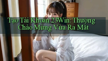 tạo tài khoản 23win thưởng chào mừng vừa ra mắt