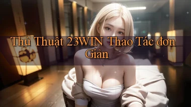 thủ thuật 23win thao tác đơn giản