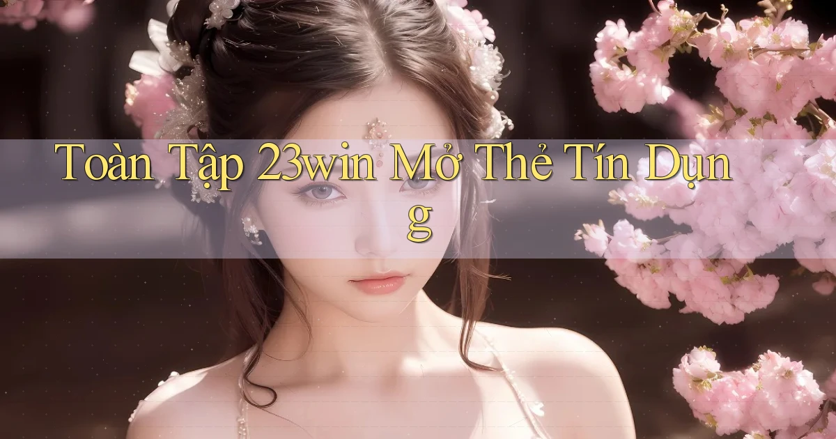 toàn tập 23win mở thẻ tín dụng