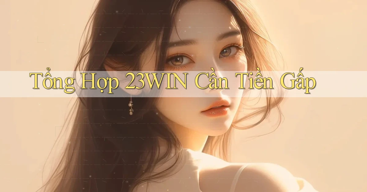 tổng hợp 23win cần tiền gấp