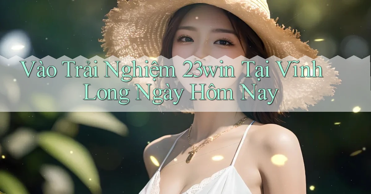 vào trải nghiệm 23win tại Vĩnh Long ngày hôm nay