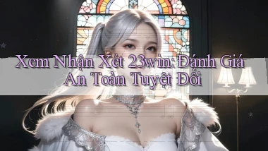 xem nhận xét 23win đánh giá an toàn tuyệt đối